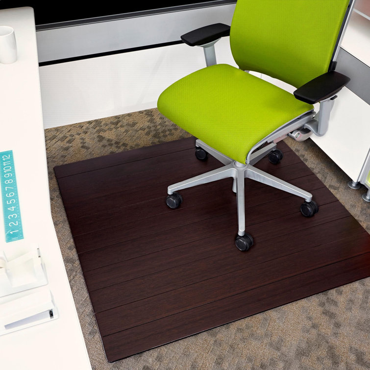 Purely bamboo office online chair mat